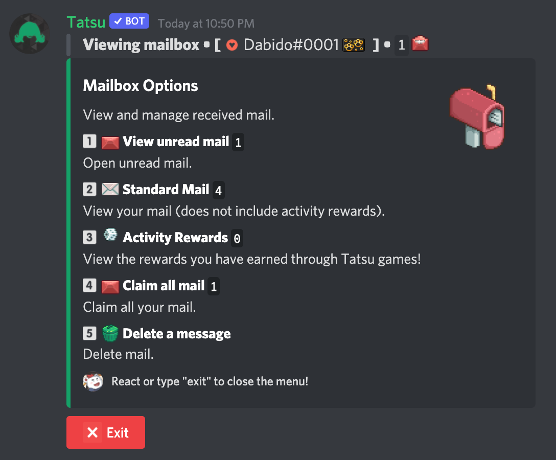 Add Tatsu Discord Bot  The #1 Discord Bot List